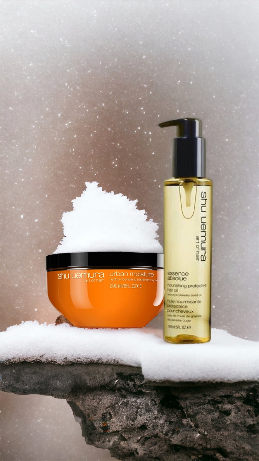 Shu Uemura Urban moisture mask og Essence hair oil