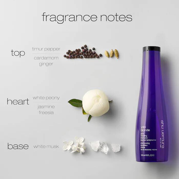 YŪBI BLONDE ANTI-BRASS PURPLE SHAMPOO 300ML